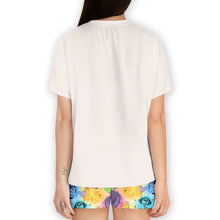 Load image into Gallery viewer, Personalized All Over Shirt & Shorts Set for Women - Colorful Feelings Gift