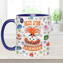 Load image into Gallery viewer, Personalized Two-Tone Accent Mug Custom Name Gift for Birthday