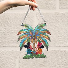 Load image into Gallery viewer, Personalized Palm Tree Suncatcher Ornament Custom Gift for Couple