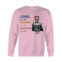 Load image into Gallery viewer, Personalized Star Wars T-shirt Hoodie Gift for Dad Legend Husband