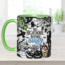 Load image into Gallery viewer, Personalized Nightmare Accent Mug Custom Name Gift for Halloween