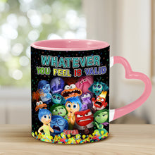 Load image into Gallery viewer, Personalized Heart Handle Mug Custom Name Gift for Loved Ones