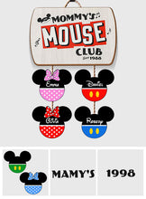 Load image into Gallery viewer, Personalized Mickey Mouse Pallet Wood Sign Custom Family Gift