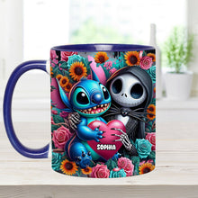 Load image into Gallery viewer, Personalized Nightmare Accent Mug Custom Name Gift for Halloween