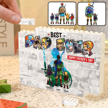 Load image into Gallery viewer, Personalized Best Dad Ever Building Brick Block Gift for Father's Day