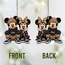 Load image into Gallery viewer, Personalized Chicano Mouse Couple Car Ornament Gift for Christmas