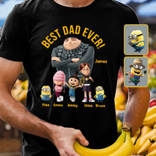 Load image into Gallery viewer, Personalized Best Dad Ever T-shirt & Hoodie Gift for Father's Day