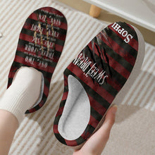 Load image into Gallery viewer, Personalized Sweet Dreams Slippers Custom Name Cozy Gift
