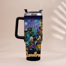 Load image into Gallery viewer, Personalized Halloween Tumbler with Handle for Drinks