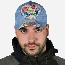 Load image into Gallery viewer, Personalized Denim Classic Cap Custom Name Gift for Kids