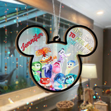 Load image into Gallery viewer, Personalized Mickey Mouse Suncatcher Custom Name Window Hanging Gift