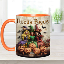 Load image into Gallery viewer, Personalized Hocus Pocus Witches Accent Mug Custom Name Gift
