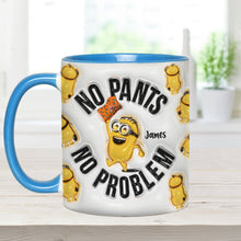 Load image into Gallery viewer, Personalized Minion Mug Custom Name No Pants No Problem Gift