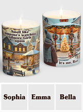 Load image into Gallery viewer, Personalized Scented Candle with Wooden Lid for Fans of Gilmore Girls