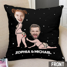 Load image into Gallery viewer, Personalized Funny Throw Pillow Custom Couple Gift for Him/Her
