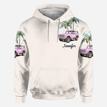 Load image into Gallery viewer, Personalized Sunset Chaser All Over Shirt with Custom Name for Beach Lovers