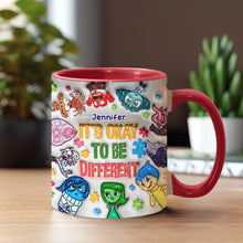 Load image into Gallery viewer, Personalized Autism Awareness Accent Mug Custom Name Gift for Kids