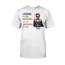 Load image into Gallery viewer, Personalized Star Wars T-shirt Hoodie Gift for Dad Legend Husband