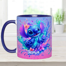 Load image into Gallery viewer, Personalized Ohana Accent Mug Custom Name Gift for Mom
