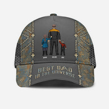 Load image into Gallery viewer, Personalized Classic Cap Best Dad In The Universe Gift Idea