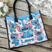 Load image into Gallery viewer, Personalized Ohana Canvas Tote Bag Custom Name Gift for Mom