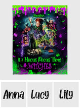Load image into Gallery viewer, Personalized Witches Blanket Custom Name Halloween Gift