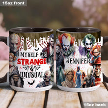 Load image into Gallery viewer, Personalized Horror-Themed Accent Mug Custom Name Gift
