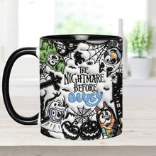 Load image into Gallery viewer, Personalized Nightmare Accent Mug Custom Name Gift for Halloween