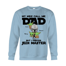Load image into Gallery viewer, Personalized Jedi Master T-shirt & Hoodie Gift for Dad