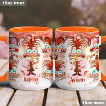 Load image into Gallery viewer, Personalized Two-Tone Accent Mug Custom Name Gift