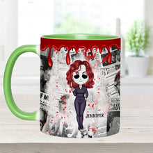 Load image into Gallery viewer, Personalized Accent Mug with Unique True Crime Design