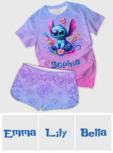 Load image into Gallery viewer, Personalized All Over Shirt & Shorts Set with Custom Name for Kids