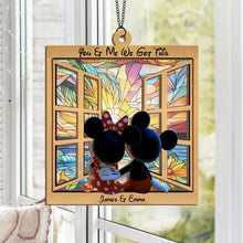 Load image into Gallery viewer, Personalized You & Me We Got This Suncatcher Gift for Couples