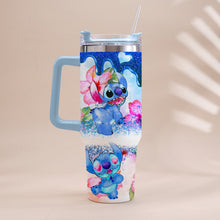 Load image into Gallery viewer, Personalized Tropical Vibe Tumbler With Handle Custom Name Gift