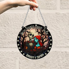 Load image into Gallery viewer, Personalized Nightmare Suncatcher Ornament Unique Gift for Couples