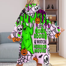Load image into Gallery viewer, Personalized Oogie Boogie Blanket Hoodie for Halloween & Christmas Gift