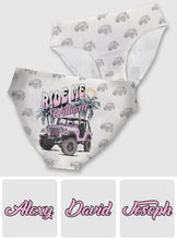 Load image into Gallery viewer, Personalized Women's Briefs with Ride Me Design for Her