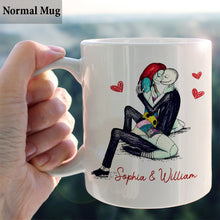 Load image into Gallery viewer, Personalized Kinky Couple Mug Custom Name Gift for Valentine's Day