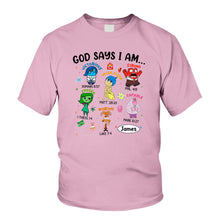 Load image into Gallery viewer, Personalized God Says I Am T-shirt & Hoodie for Kids