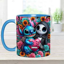 Load image into Gallery viewer, Personalized Nightmare Accent Mug Custom Name Gift for Halloween