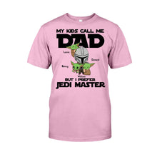 Load image into Gallery viewer, Personalized Jedi Master T-shirt & Hoodie Gift for Dad