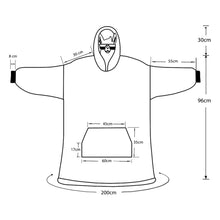Load image into Gallery viewer, Personalized Sweet Dreams Blanket Hoodie Custom Name Gift for Halloween