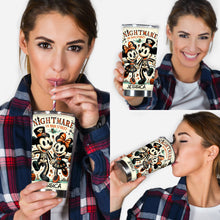 Load image into Gallery viewer, Personalized Nightmare On Main Street Tumbler Custom Name Gift
