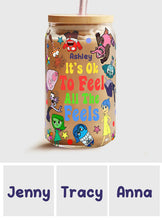 Load image into Gallery viewer, Personalized 16oz Can Glass with Straw Custom Name Gift