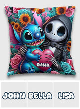 Load image into Gallery viewer, Personalized Nightmare Throw Pillow Custom Name Gift