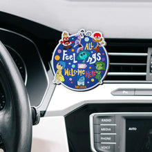 Load image into Gallery viewer, Personalized Shaped Car Visor Clip All Feelings Welcome Gift