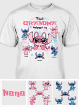 Load image into Gallery viewer, Custom Grandma Mouse T-shirt & Hoodie with Family Names | Personalized Gift
