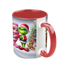 Load image into Gallery viewer, Personalized Merry Grinchmas Accent Mug Custom Name Gift for Christmas