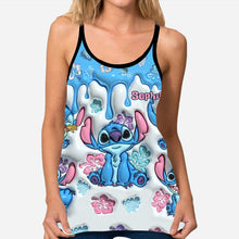 Load image into Gallery viewer, Personalized Ohana Cross Tank Top & Leggings Set for Mom