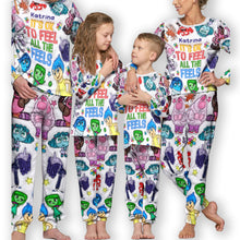 Load image into Gallery viewer, Personalized Pajama Set Cute Long Sleeve Leggings Gift for Kids